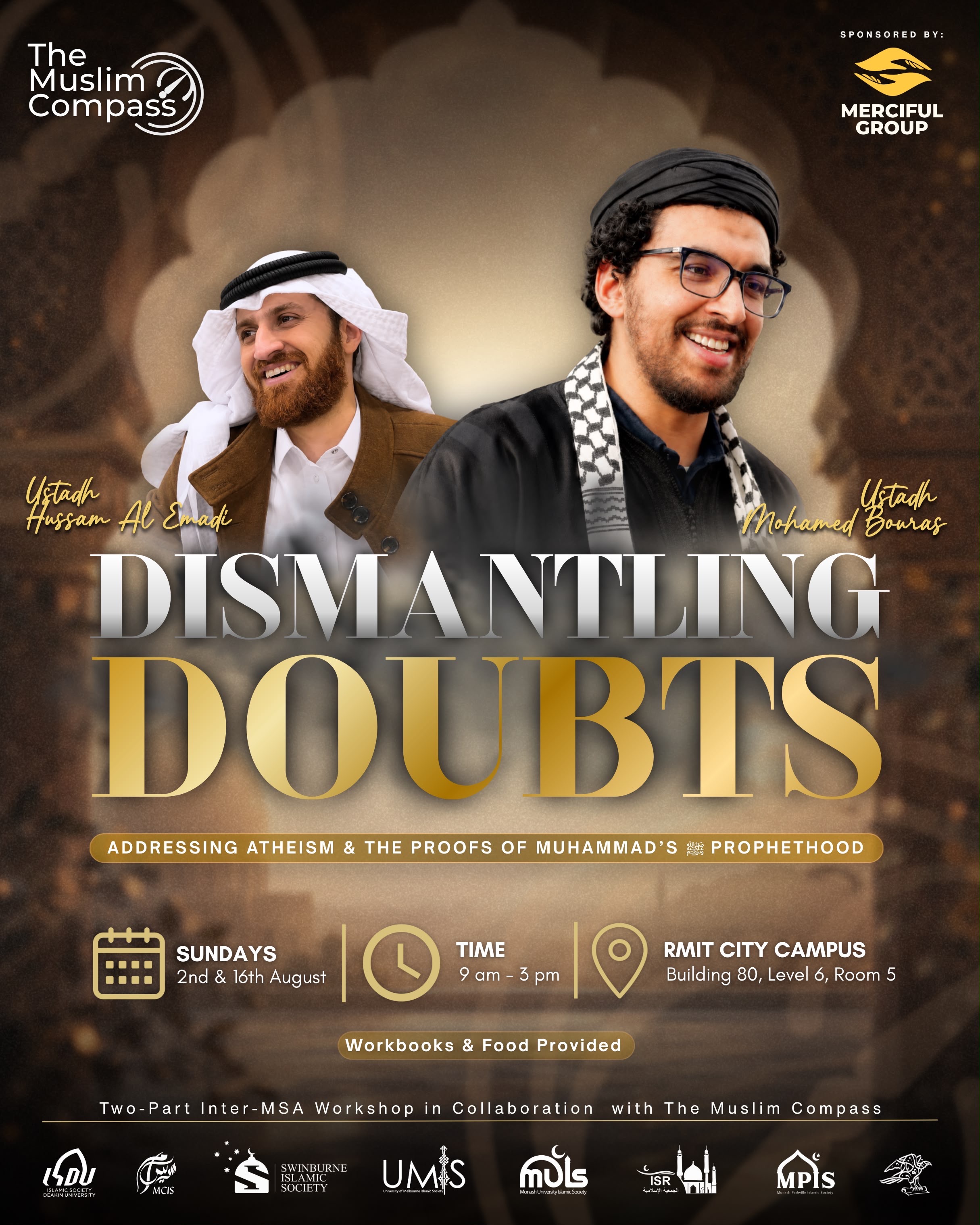 DISMANTLING DOUBTS Workshop poster